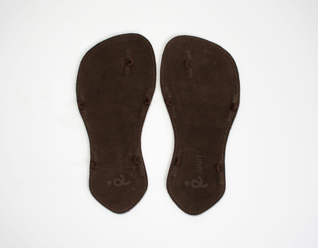 Leather barefoot sandals Caty