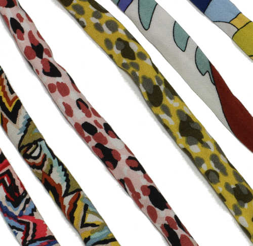 Colored viscose laces